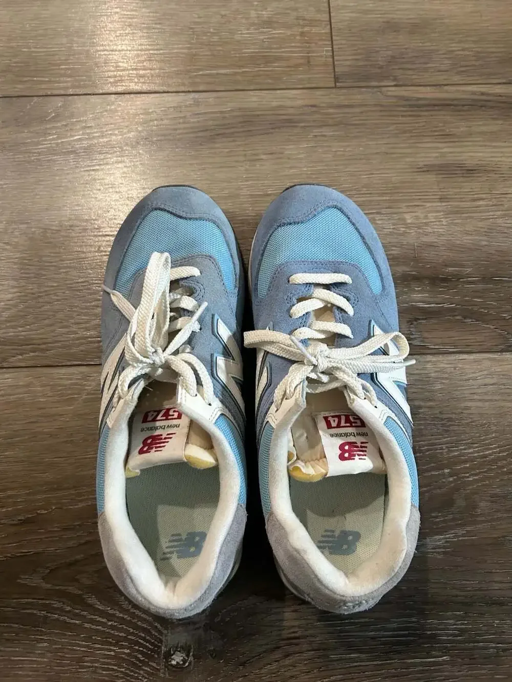 New Balance 574 Sneakers Ice Blue / Sea Salt
